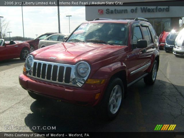 2006 Jeep Liberty Limited 4x4 in Inferno Red Pearl