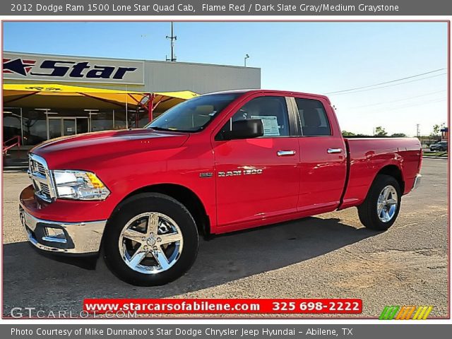 2012 Dodge Ram 1500 Lone Star Quad Cab in Flame Red