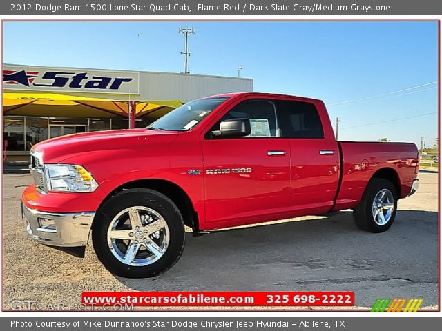 2012 Dodge Ram 1500 Lone Star Quad Cab in Flame Red