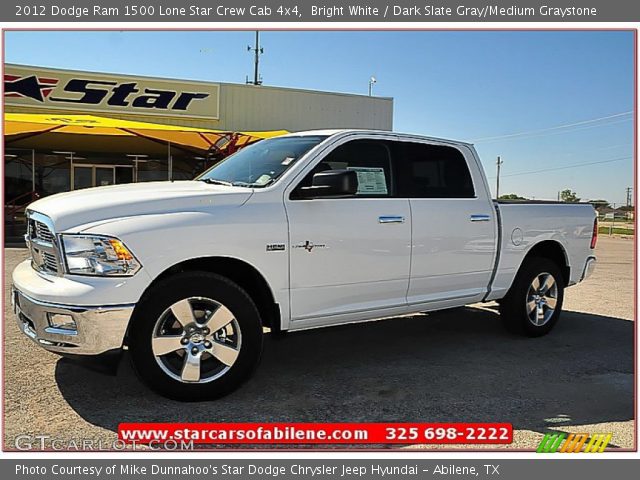 2012 Dodge Ram 1500 Lone Star Crew Cab 4x4 in Bright White