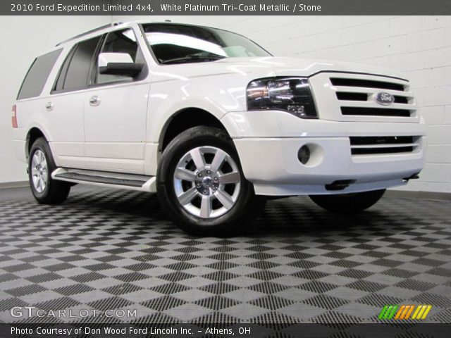 2010 Ford Expedition Limited 4x4 in White Platinum Tri-Coat Metallic