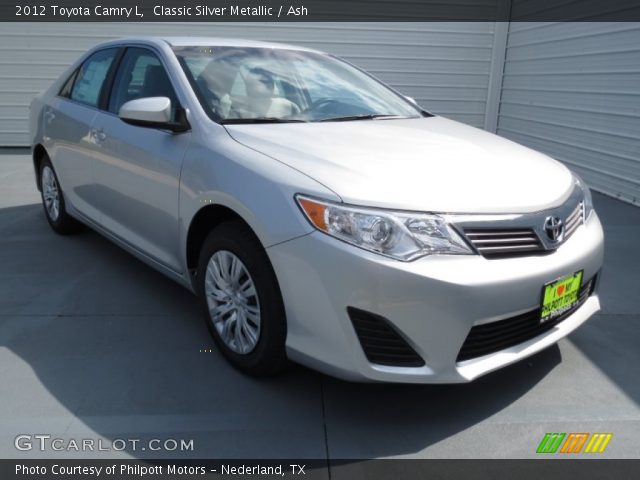 2012 Toyota Camry L in Classic Silver Metallic