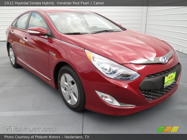 2012 Hyundai Sonata Hybrid in Venetian Red Pearl
