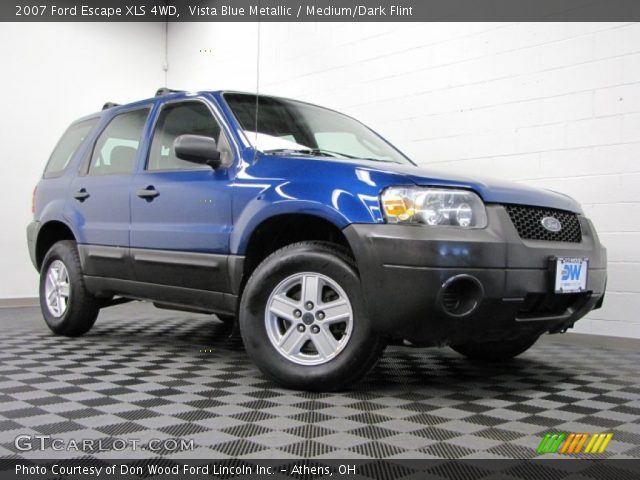 2007 Ford Escape XLS 4WD in Vista Blue Metallic