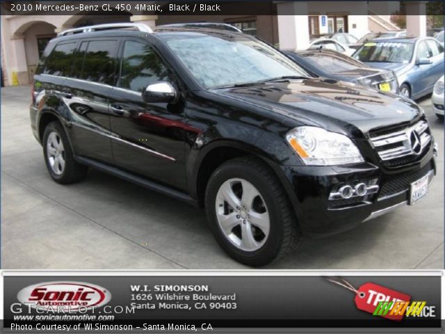2010 Mercedes-Benz GL 450 4Matic in Black