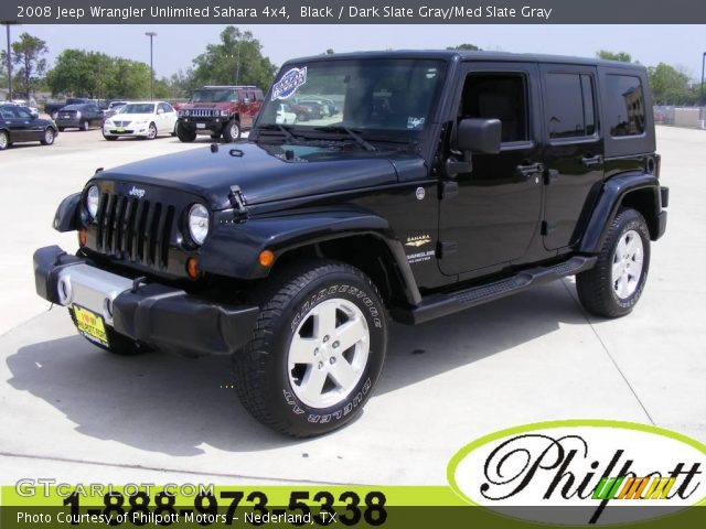 2008 Jeep Wrangler Unlimited Sahara 4x4 in Black