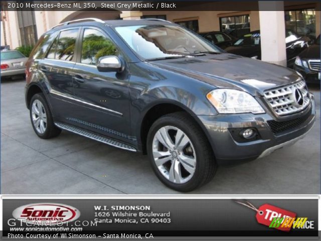 2010 Mercedes-Benz ML 350 in Steel Grey Metallic