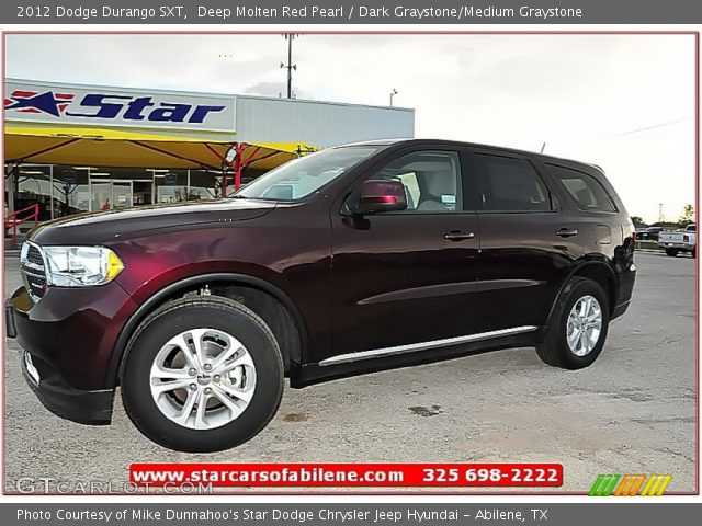 2012 Dodge Durango SXT in Deep Molten Red Pearl