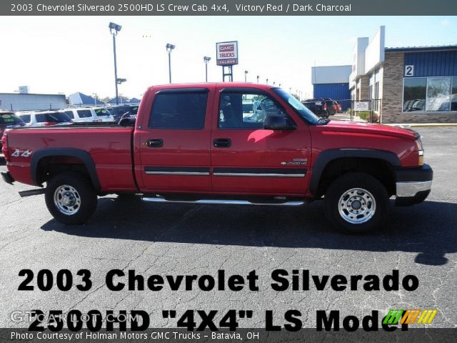 2003 Chevrolet Silverado 2500HD LS Crew Cab 4x4 in Victory Red