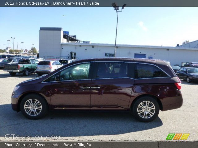 2013 Honda Odyssey EX in Dark Cherry Pearl