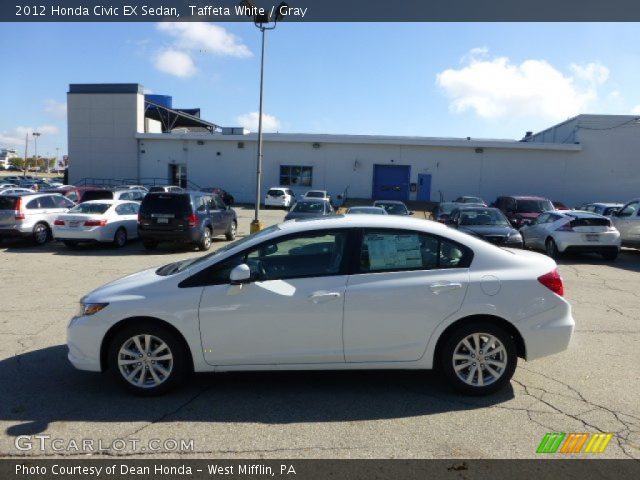 2012 Honda Civic EX Sedan in Taffeta White