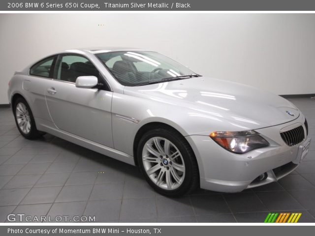 2006 BMW 6 Series 650i Coupe in Titanium Silver Metallic