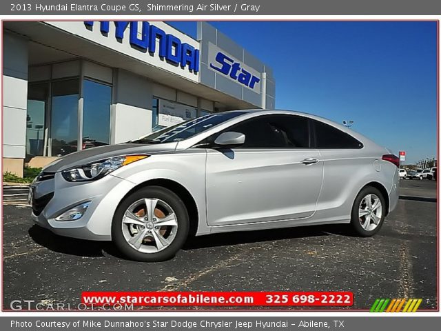 2013 Hyundai Elantra Coupe GS in Shimmering Air Silver