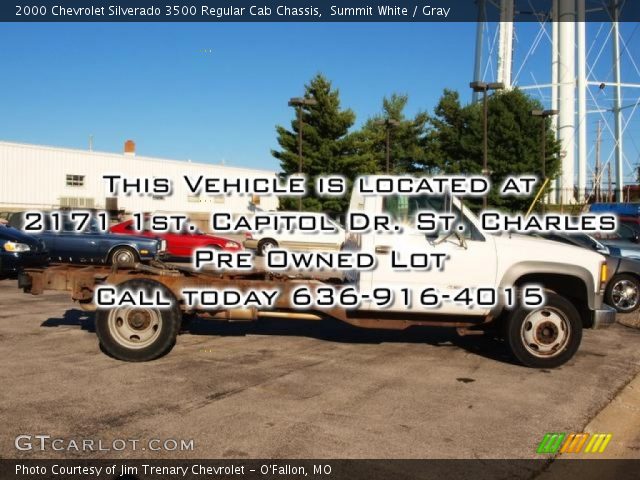2000 Chevrolet Silverado 3500 Regular Cab Chassis in Summit White