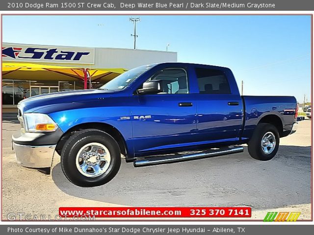 2010 Dodge Ram 1500 ST Crew Cab in Deep Water Blue Pearl