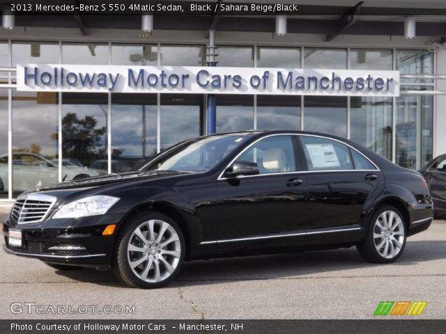 2013 Mercedes-Benz S 550 4Matic Sedan in Black