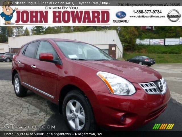 2013 Nissan Rogue S Special Edition AWD in Cayenne Red