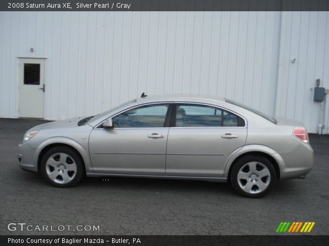 2008 Saturn Aura XE in Silver Pearl