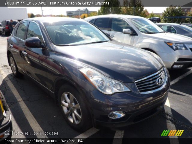 2008 Infiniti EX 35 AWD in Platinum Graphite Gray