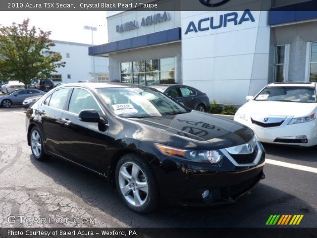 2010 Acura TSX Sedan in Crystal Black Pearl
