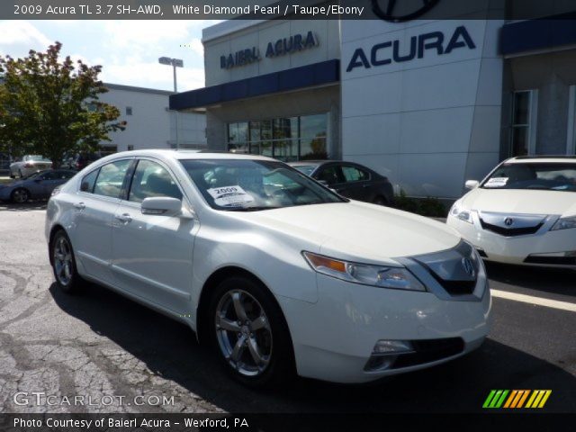 2009 Acura TL 3.7 SH-AWD in White Diamond Pearl