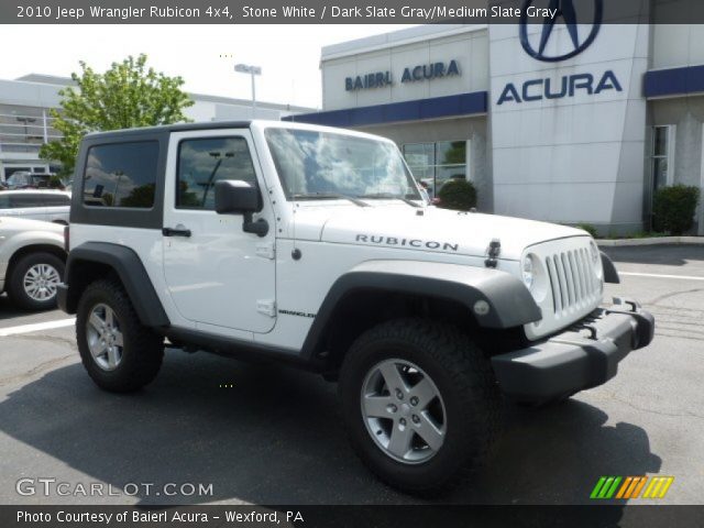 2010 Jeep Wrangler Rubicon 4x4 in Stone White