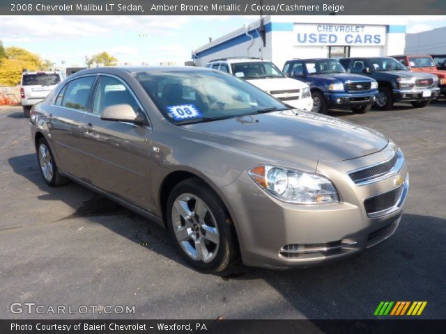 2008 Chevrolet Malibu LT Sedan in Amber Bronze Metallic