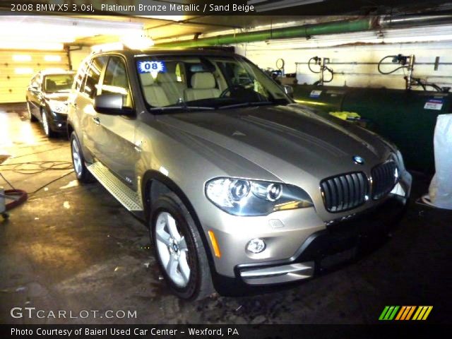 2008 BMW X5 3.0si in Platinum Bronze Metallic