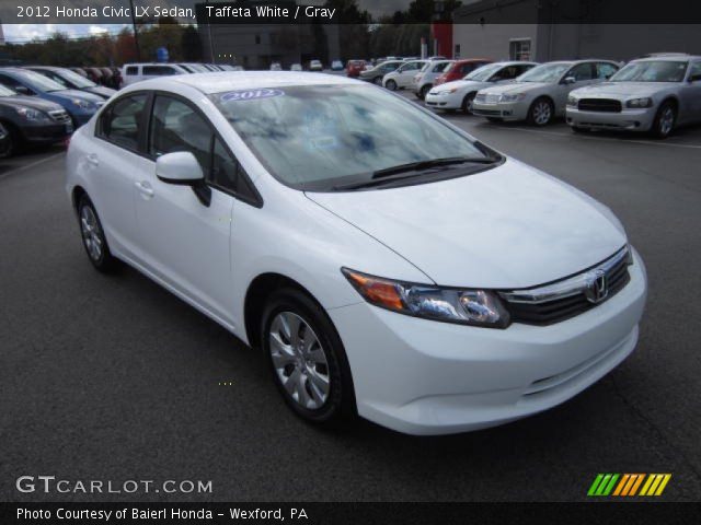 2012 Honda Civic LX Sedan in Taffeta White