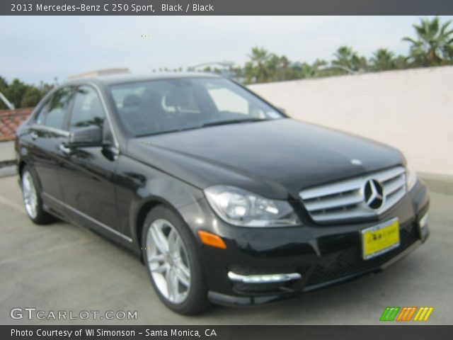 2013 Mercedes-Benz C 250 Sport in Black