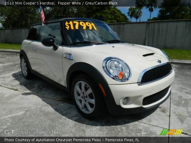 2010 Mini Cooper S Hardtop in Pepper White