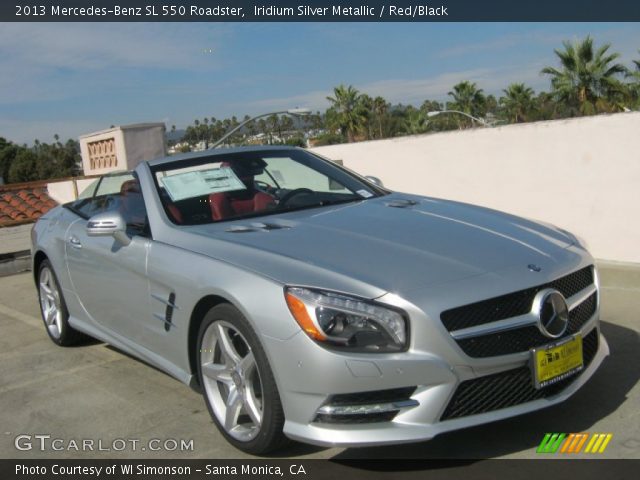 2013 Mercedes-Benz SL 550 Roadster in Iridium Silver Metallic