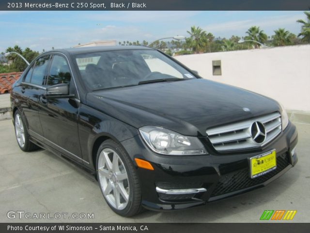 2013 Mercedes-Benz C 250 Sport in Black