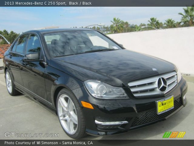 2013 Mercedes-Benz C 250 Sport in Black