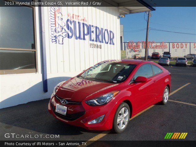 2013 Hyundai Elantra Coupe GS in Volcanic Red