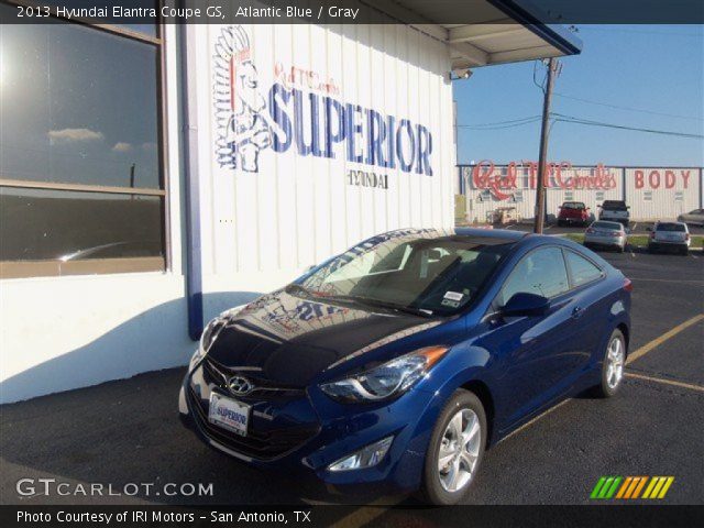 2013 Hyundai Elantra Coupe GS in Atlantic Blue