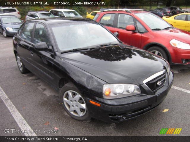 2006 Hyundai Elantra GLS Hatchback in Ebony Black