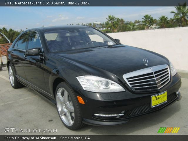 2013 Mercedes-Benz S 550 Sedan in Black