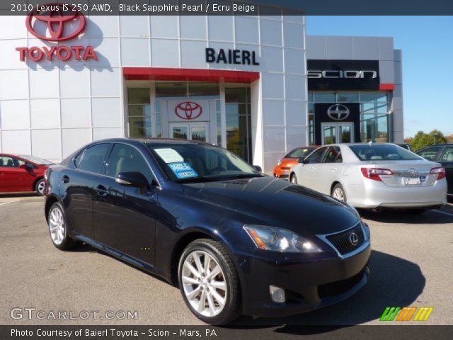 2010 Lexus IS 250 AWD in Black Sapphire Pearl