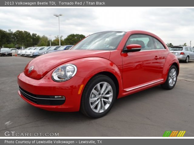 2013 Volkswagen Beetle TDI in Tornado Red