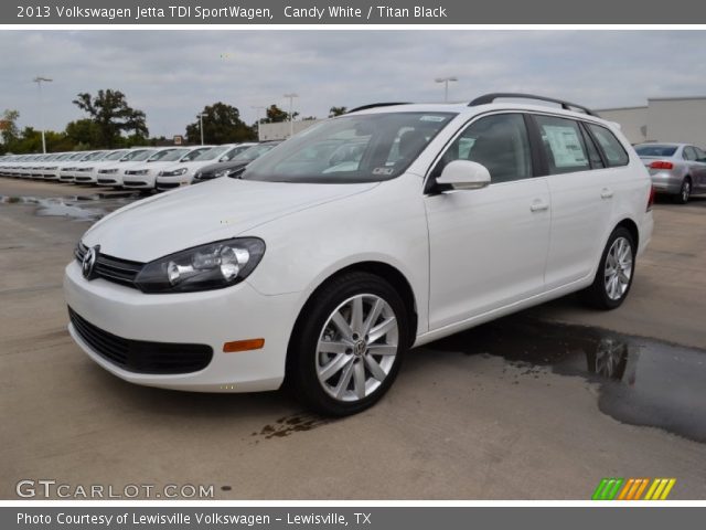 2013 Volkswagen Jetta TDI SportWagen in Candy White