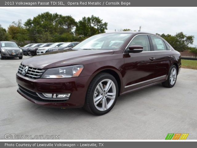 2013 Volkswagen Passat TDI SEL in Opera Red Metallic