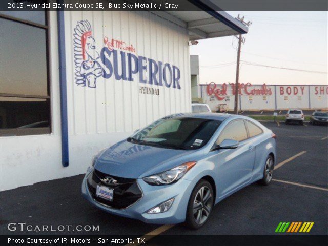 2013 Hyundai Elantra Coupe SE in Blue Sky Metallic
