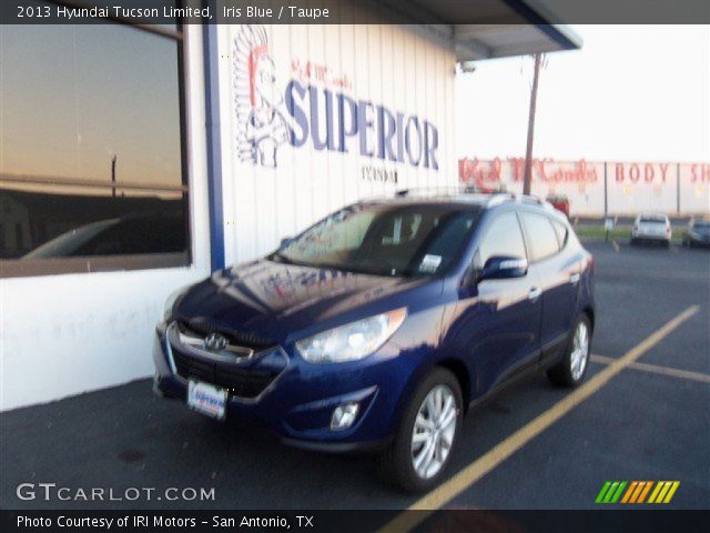 2013 Hyundai Tucson Limited in Iris Blue