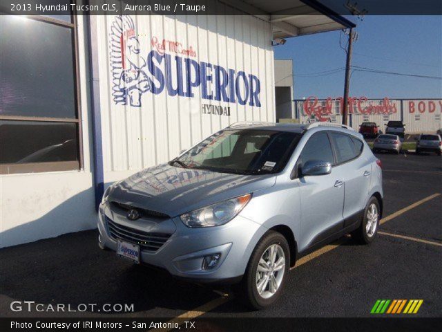 2013 Hyundai Tucson GLS in Aurora Blue