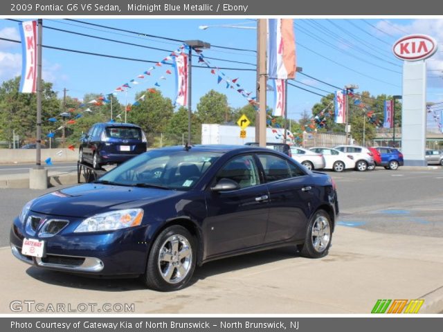 2009 Pontiac G6 V6 Sedan in Midnight Blue Metallic