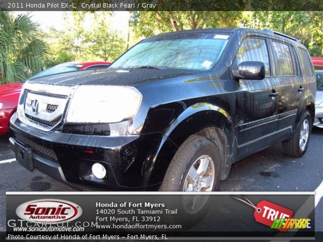 2011 Honda Pilot EX-L in Crystal Black Pearl