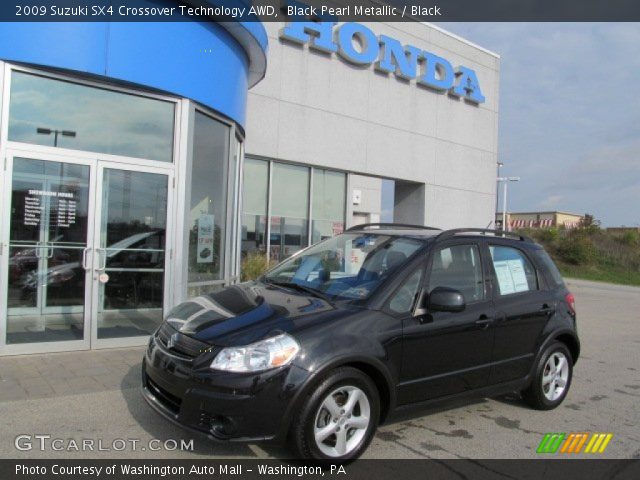 2009 Suzuki SX4 Crossover Technology AWD in Black Pearl Metallic