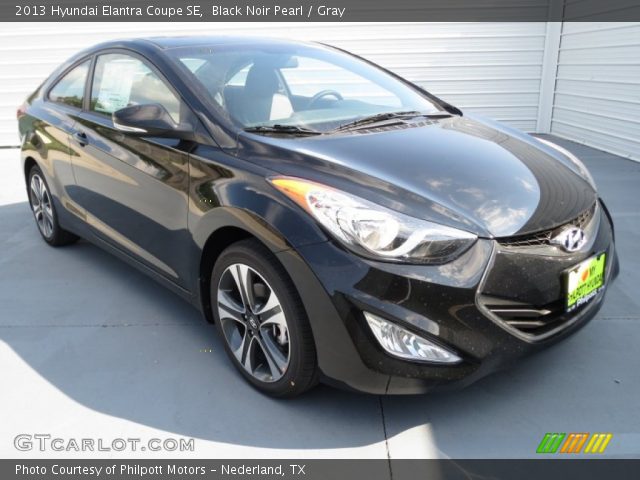 2013 Hyundai Elantra Coupe SE in Black Noir Pearl