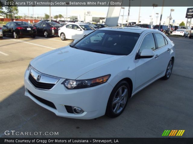 2012 Acura TSX Technology Sedan in Bellanova White Pearl